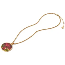 Favrile Tulip Enamel Pendant Necklace Necklaces