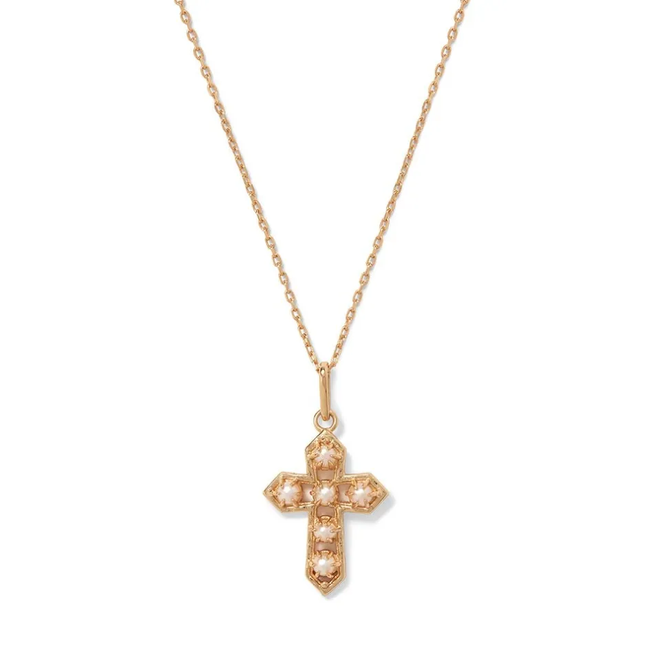 Sale Filipino Pearl Cross Pendant Necklace Necklaces