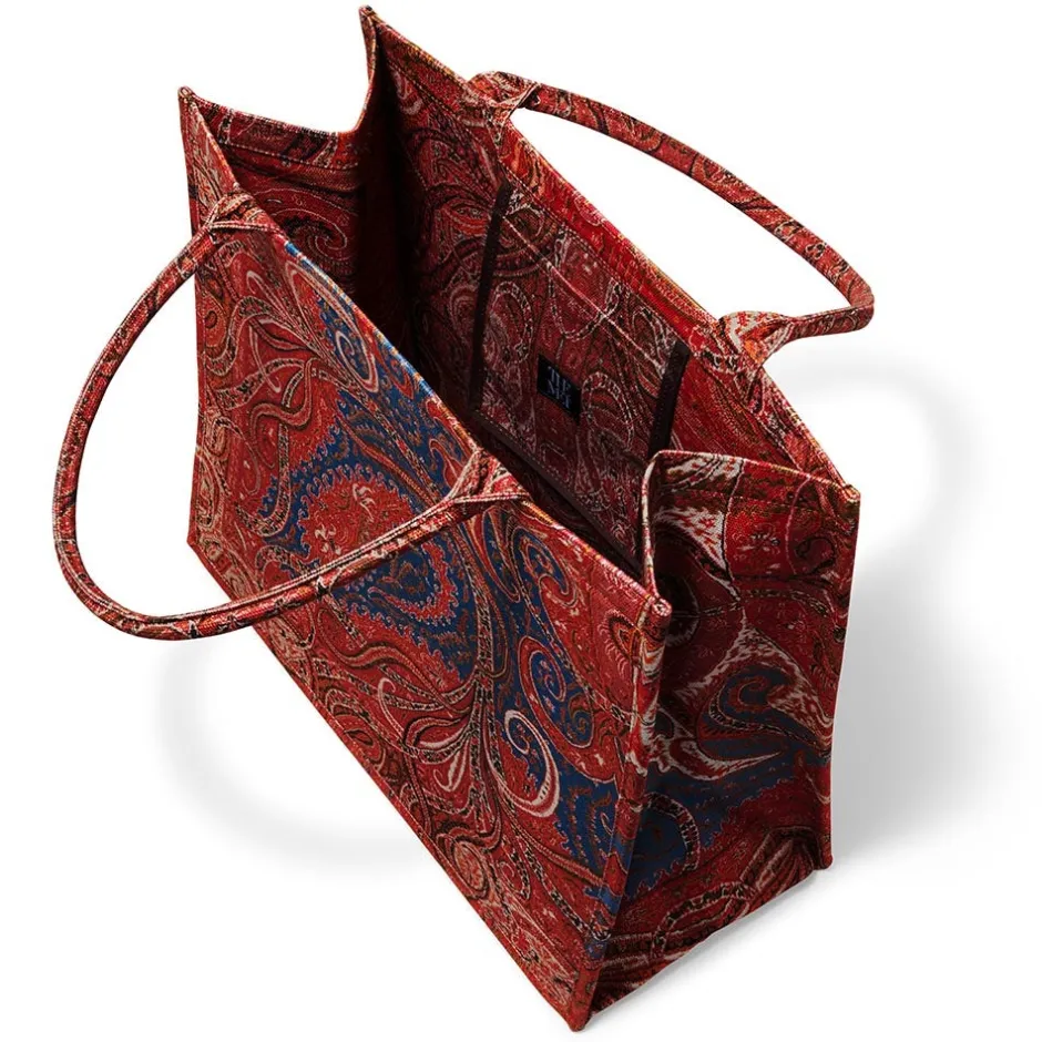Discount Four Seasons Paisley Oversize Structured Tote Bags