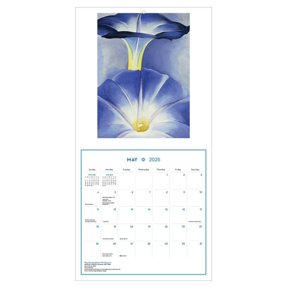 New Georgia O'Keeffe Wall Calendar 2025 Calendars