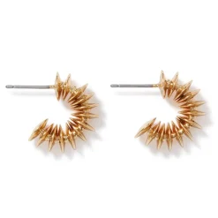 New Golden Disc Huggie Earrings Earrings