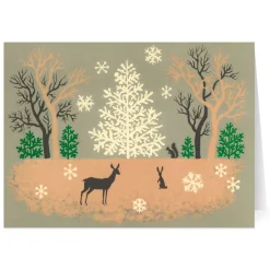 Sale Gordon: Deer and Rabbit Holiday Cards Holiday Cards