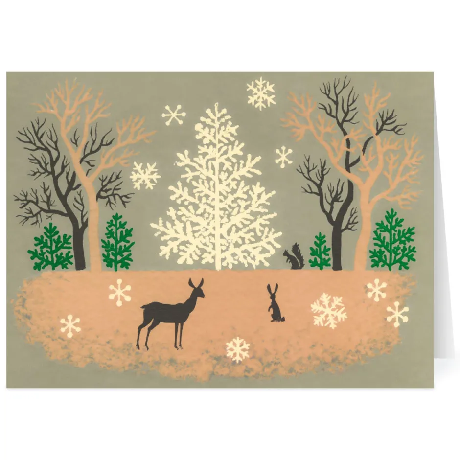 Sale Gordon: Deer and Rabbit Holiday Cards Holiday Cards