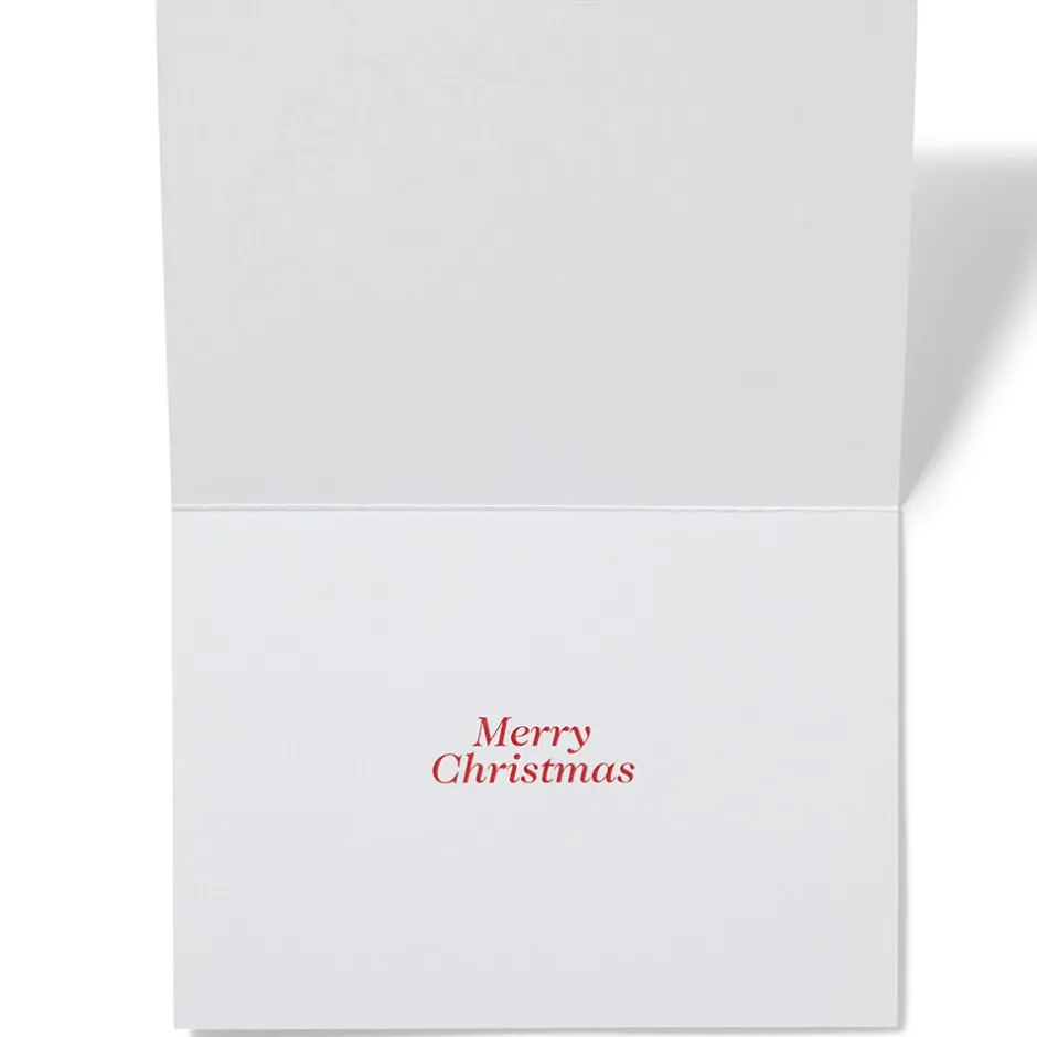 Outlet Gordon: Santa Riding Reindeer Fine Holiday Cards Holiday Cards