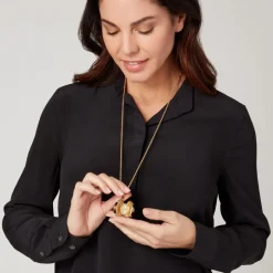 Hand-Enameled Egg Pendant Watch Watches