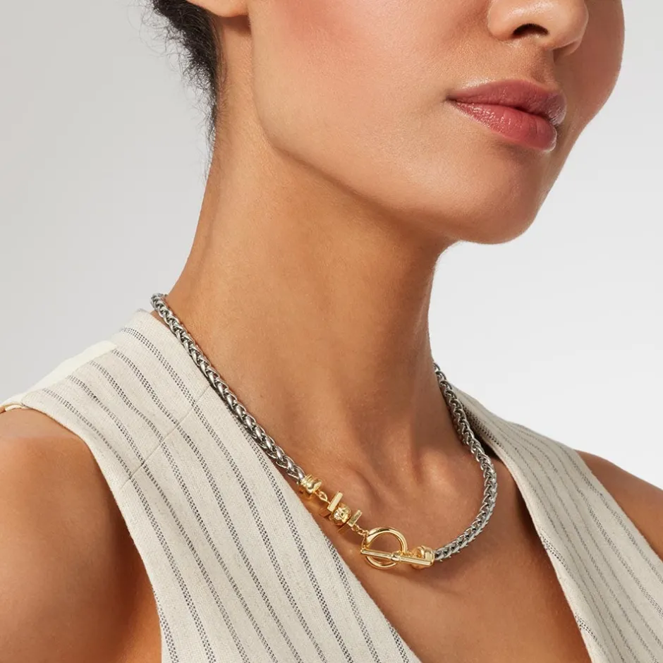 Clearance Hellenistic Two-Tone Collar Necklace Necklaces
