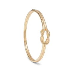 New Herakles Knot Hinged Bangle Bracelets