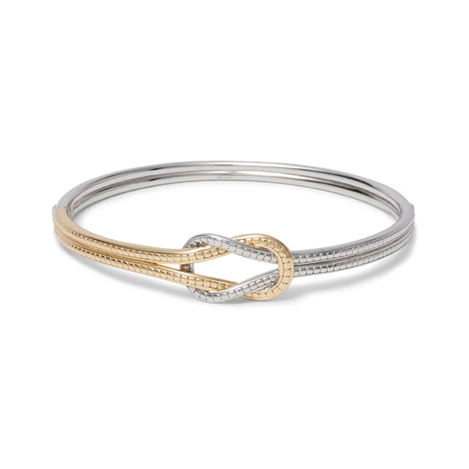 New Herakles Knot Hinged Bangle Bracelets