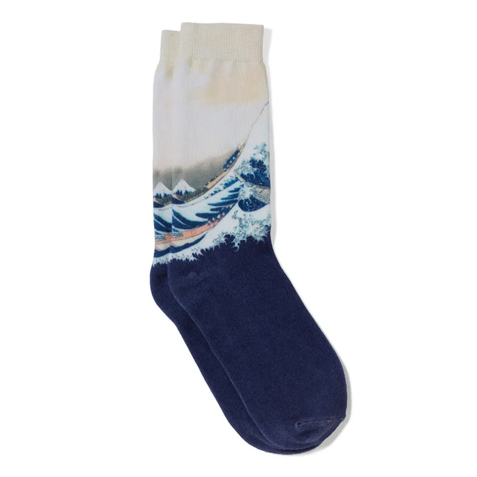 Hot Hokusai Great Wave Men's Socks Small Accessories