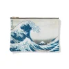 Discount Hokusai Great Wave Zip Pouch Bags