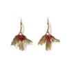 Holly Berry Jade Drop Earrings Earrings