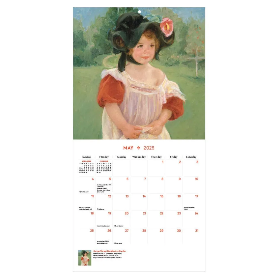 Hot Impressionism and Post-Impressionism Mini Wall Calendar 2025 Calendars