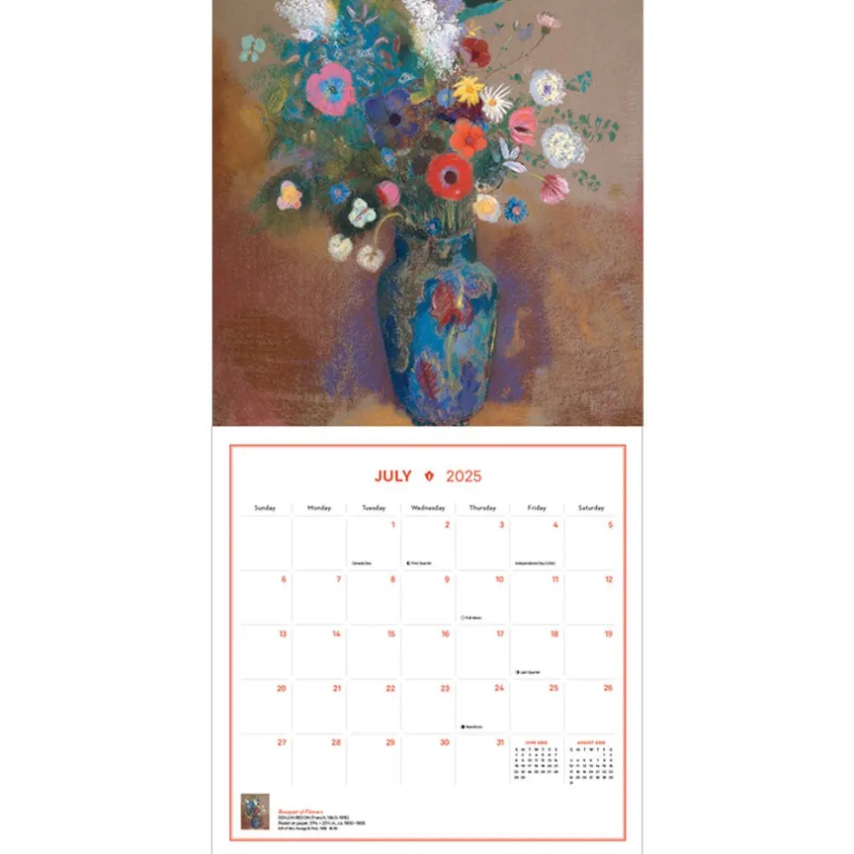 Discount Impressionism and Post-Impressionism Wall Calendar 2025 Calendars