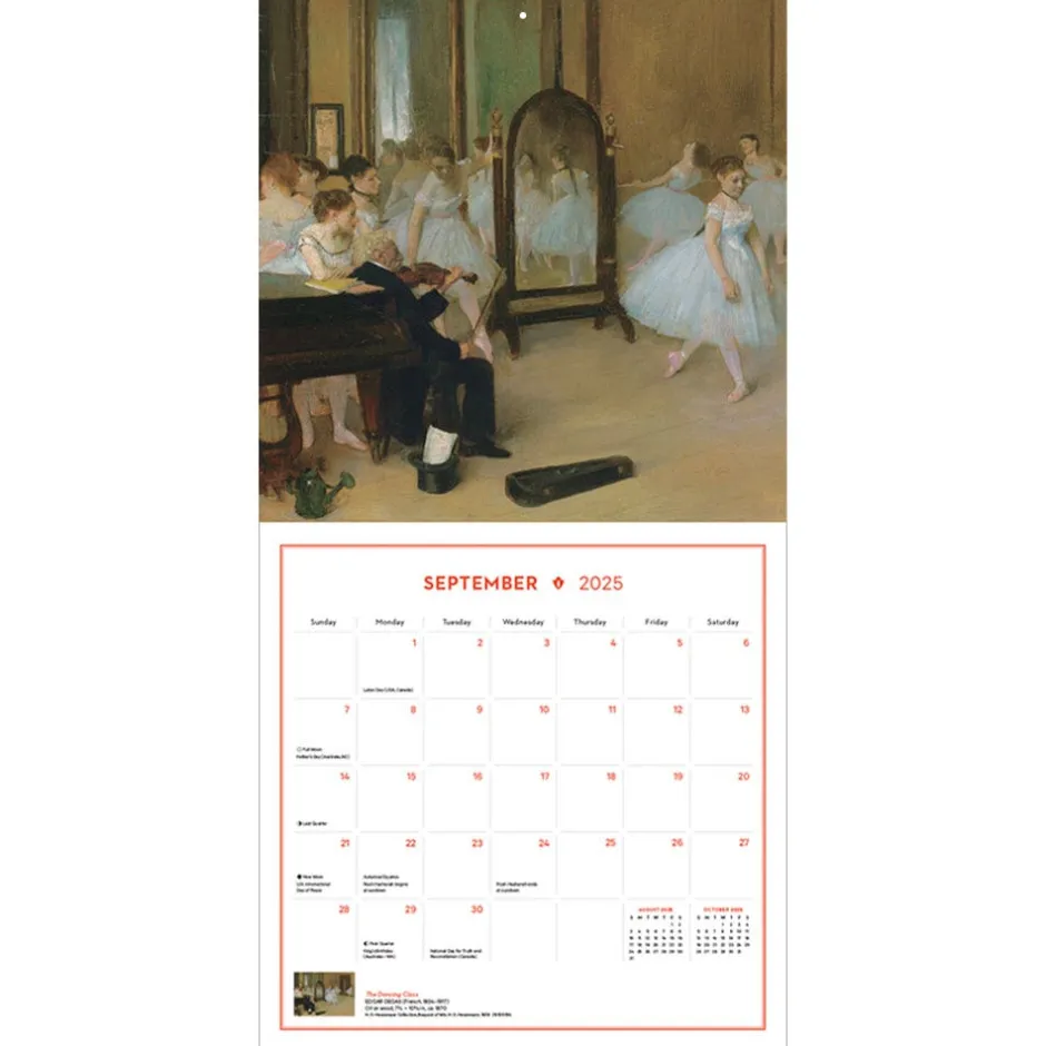 Discount Impressionism and Post-Impressionism Wall Calendar 2025 Calendars