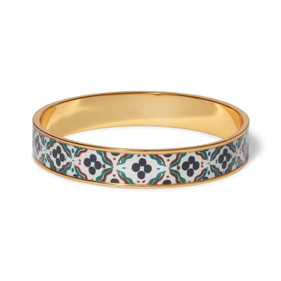 New Iznik Cintamani Enamel Bangle Bracelets