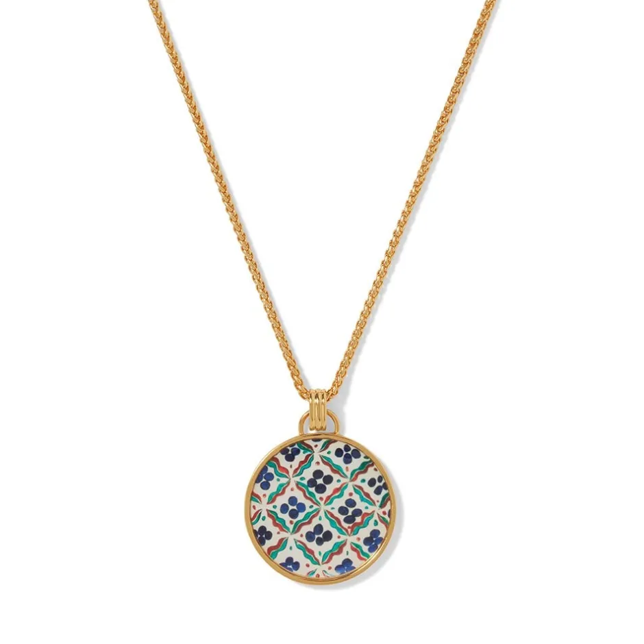 Best Iznik Cintamani Enamel Pendant Necklace Necklaces