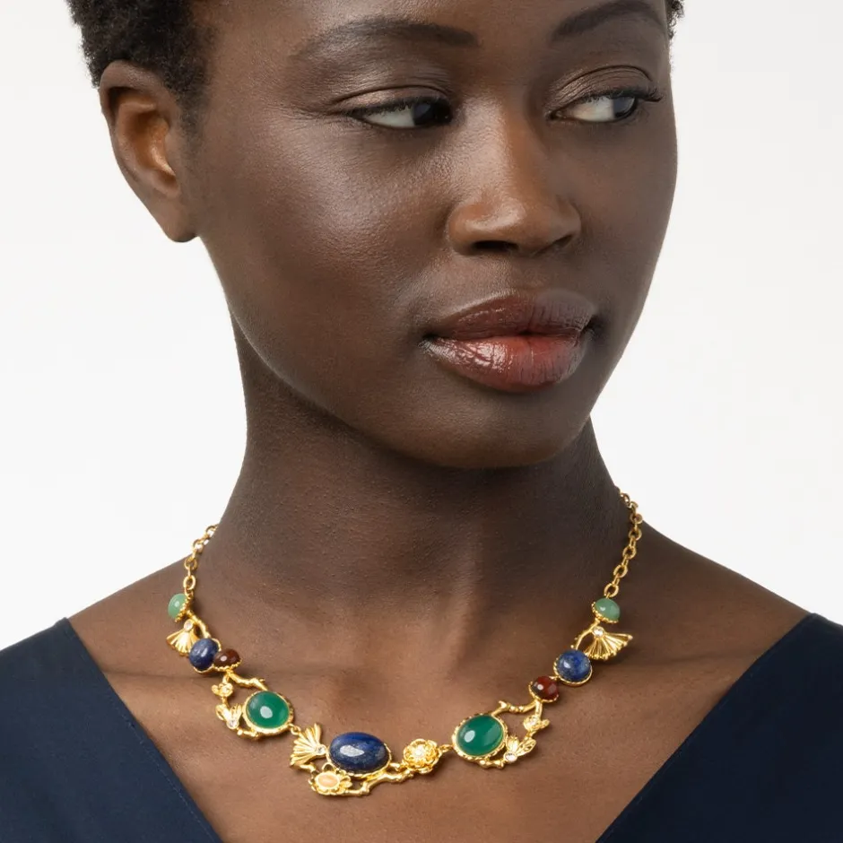 Discount Japanese Imari Collar Necklace Necklaces