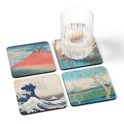 Clearance Japanese Prints Coasters Tableware