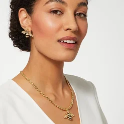 Outlet Jeweled Bee Pendant Necklace Necklaces