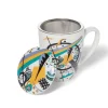 Hot Kandinsky Small Worlds Covered Mug with Tea Infuser Tableware
