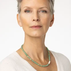 Hot Karavas Gems Aventurine Beaded Necklace Necklaces