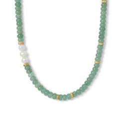 Hot Karavas Gems Aventurine Beaded Necklace Necklaces