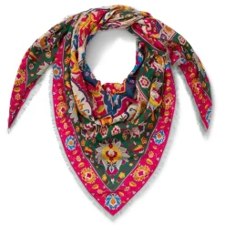 Online Kashan Carpet Square Scarf Scarves & Wraps