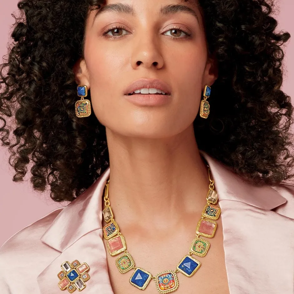 New Kashan Carpet Statement Collar Necklace Necklaces