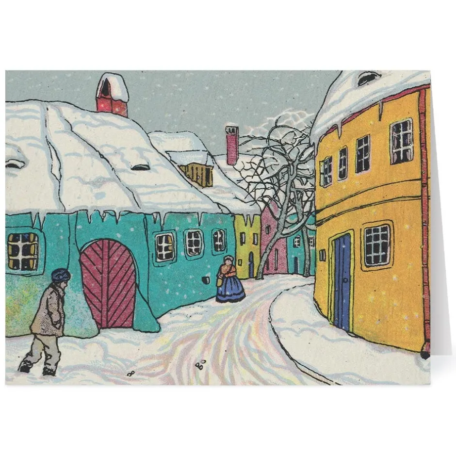 Hot Krenek: Houses in the Snow Holiday Cards Holiday Cards