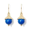 Lotus Bead Drop Earrings Earrings
