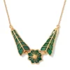 Online Lotus Pagoda Plique-à-Jour Pendant Necklace Necklaces