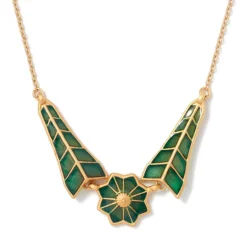 Online Lotus Pagoda Plique-à-Jour Pendant Necklace Necklaces