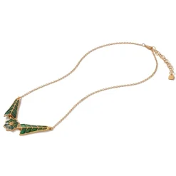 Online Lotus Pagoda Plique-à-Jour Pendant Necklace Necklaces