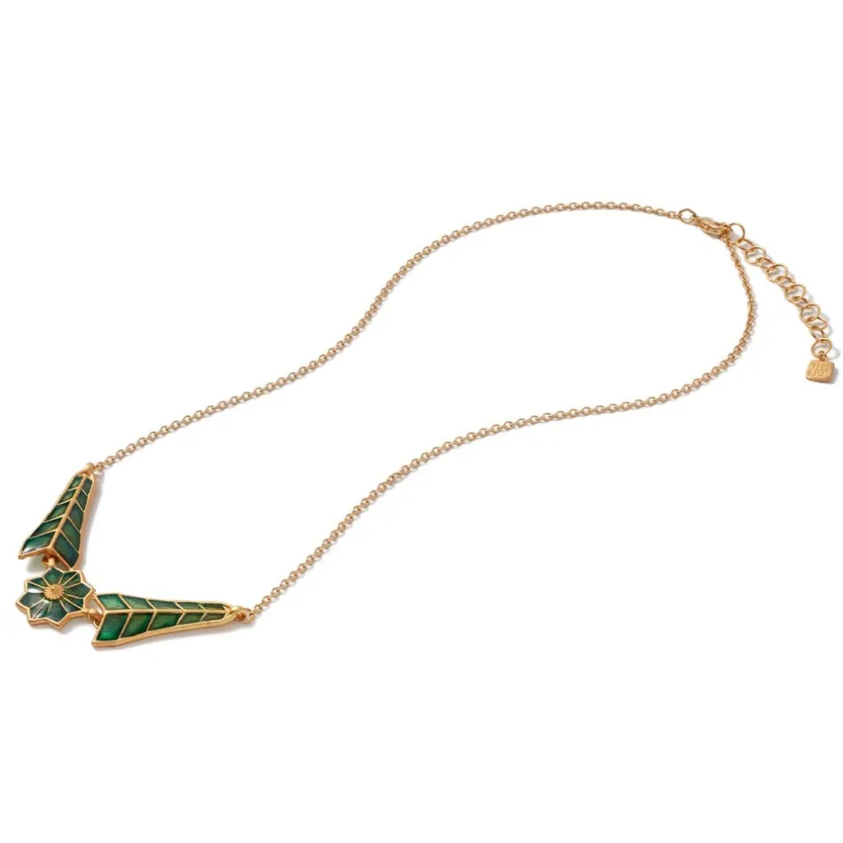 Online Lotus Pagoda Plique-à-Jour Pendant Necklace Necklaces