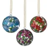 Sale Louis C. Tiffany Garden Landscape Cloisonné Ornament Set Ornaments