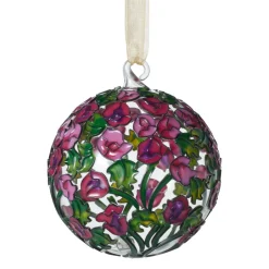 Sale Louis C. Tiffany Garden Landscape Cloisonné Ornament Set Ornaments