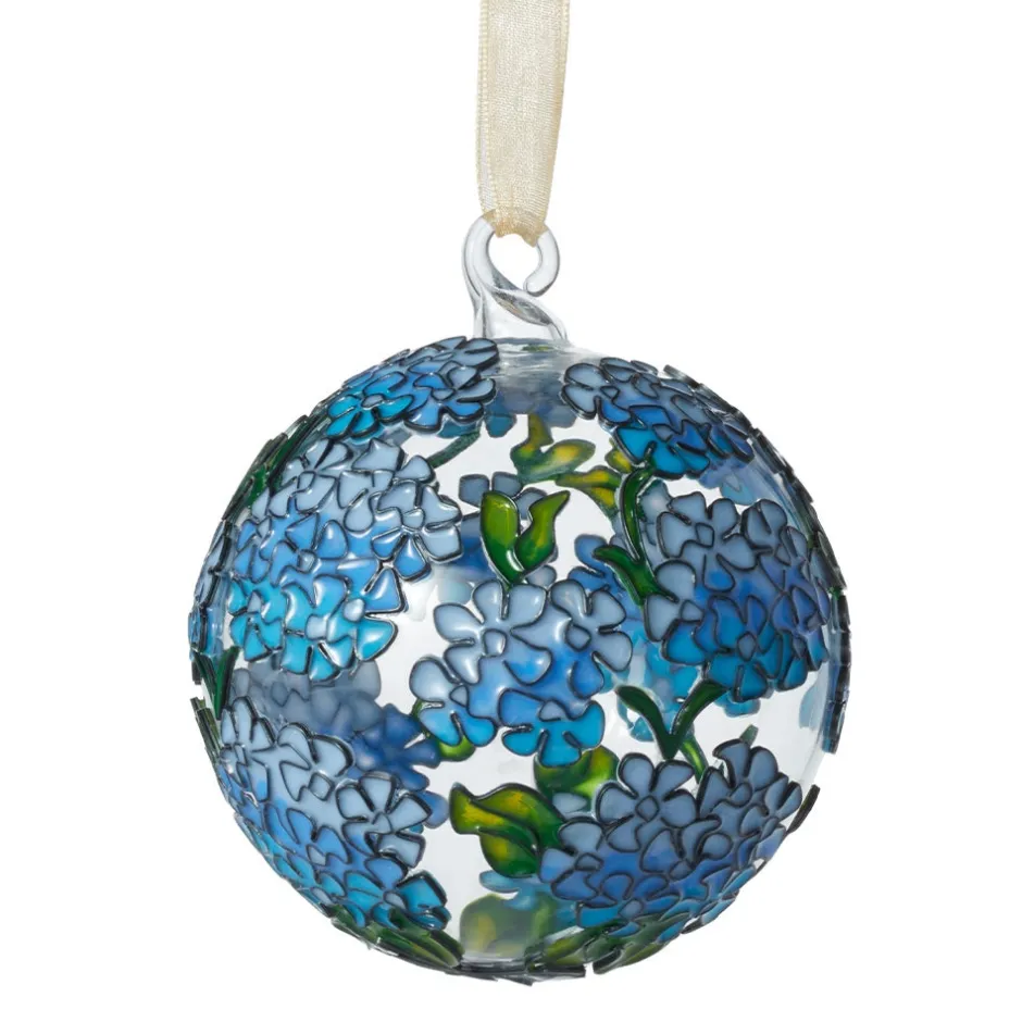 Sale Louis C. Tiffany Garden Landscape Cloisonné Ornament Set Ornaments