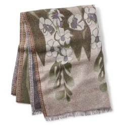Best Louis C. Tiffany Gladioli Wool-Blend Shawl Scarves & Wraps