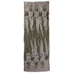 Best Louis C. Tiffany Gladioli Wool-Blend Shawl Scarves & Wraps