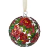 Louis C. Tiffany Peonies Cloisonné Ornament Ornaments