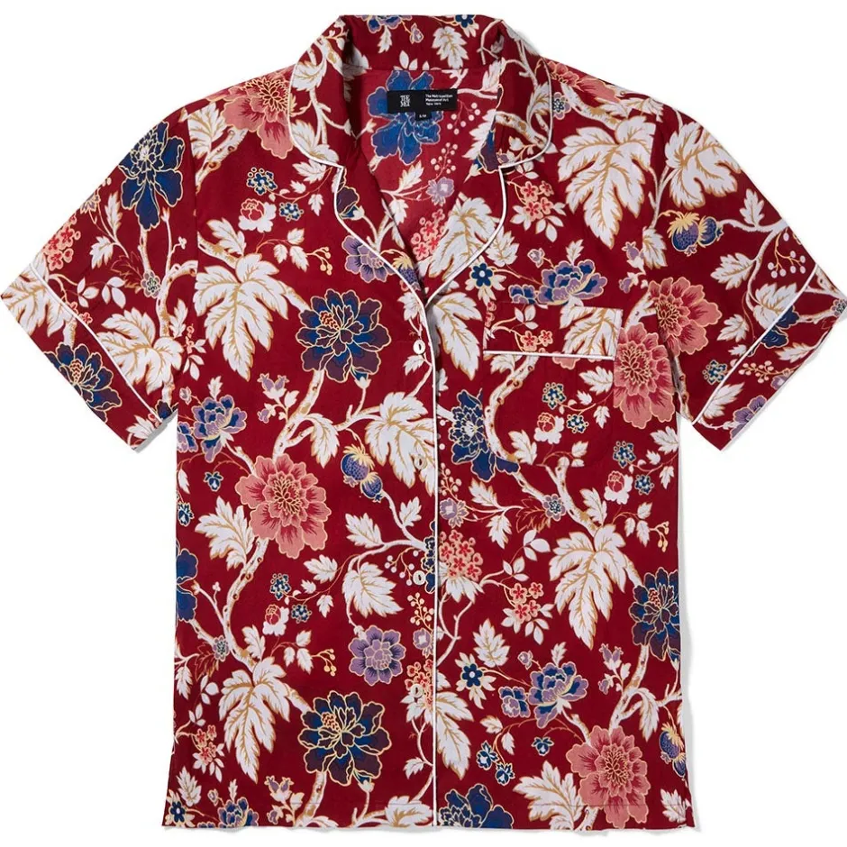 Lyon Floral Cotton Women's Pajamas Clothing