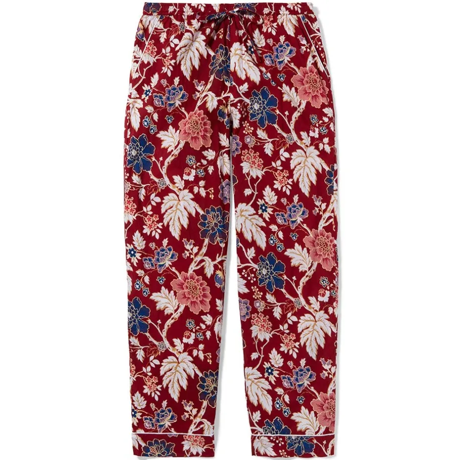 Lyon Floral Cotton Women's Pajamas Clothing