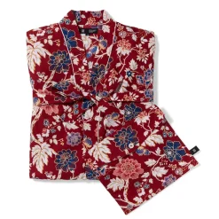 Clearance Lyon Floral Cotton Women's Robe Clothing