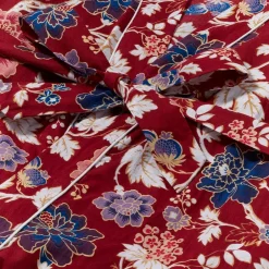 Clearance Lyon Floral Cotton Women's Robe Clothing