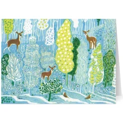 Clearance Malta: Deer and Trees Holiday Cards Holiday Cards