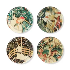Outlet Medieval Creatures Glass Coasters Tableware