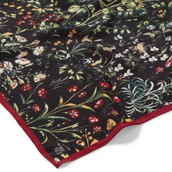 Online Medieval Millefleurs Oblong Silk Scarf Scarves & Wraps