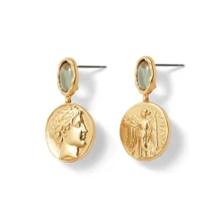 Best Mediterranean Coin Drop Earrings Earrings