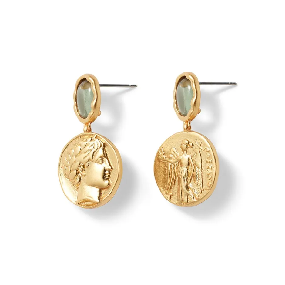 Best Mediterranean Coin Drop Earrings Earrings
