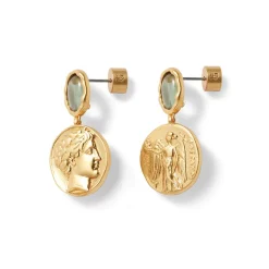 Best Mediterranean Coin Drop Earrings Earrings